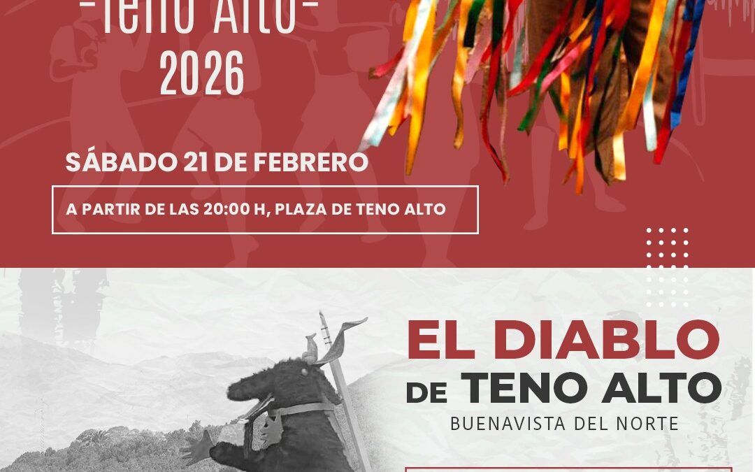 El Diablo y el Baile de Piñata de Teno Alto