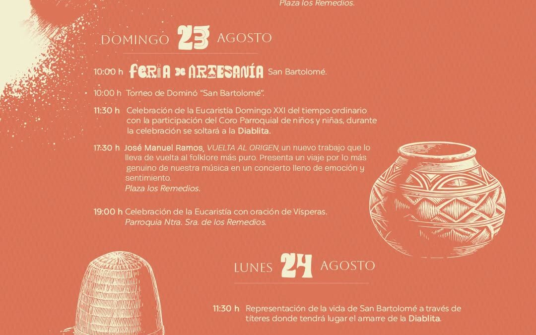 Actos festivos en honor a San Bartolomé